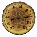 Springfield Tree Trunk Cross Section Polystone Thermometer - Image 2