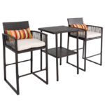 Square 2 - Person Outdoor Dining Set - Image 2