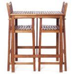 Square 2 - Person Outdoor Dining Set - Image 4
