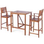 Square 2 - Person Outdoor Dining Set - Image 2