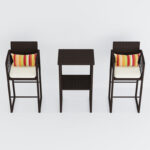 Square 2 - Person Outdoor Dining Set - Image 5