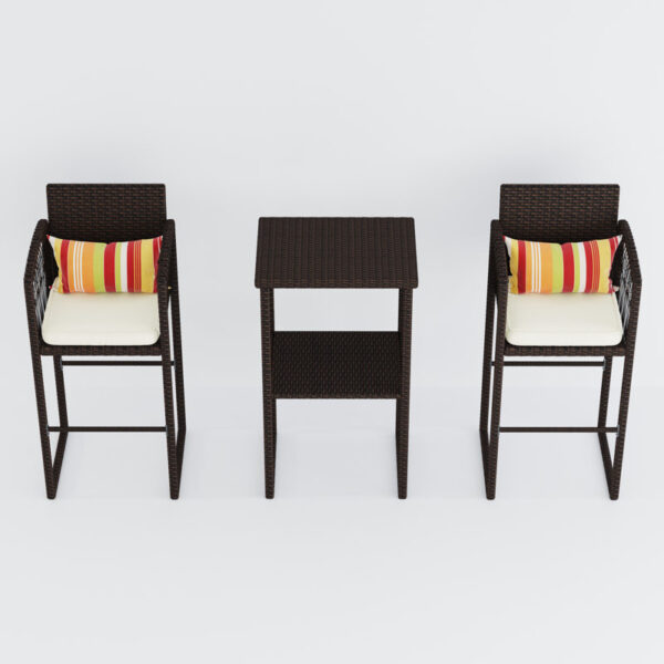 Square 2 - Person Outdoor Dining Set - Image 5
