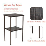 Square 2 - Person Outdoor Dining Set - Image 8