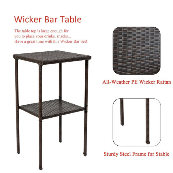 Square 2 - Person Outdoor Dining Set - Image 8