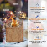 Square Terrafab Liquid & Gel Tabletop Fireplace - Image 8