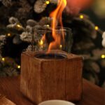 Square Terrafab Liquid & Gel Tabletop Fireplace