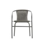 Stacking Patio Dining Armchair (Set of 4) - Image 2