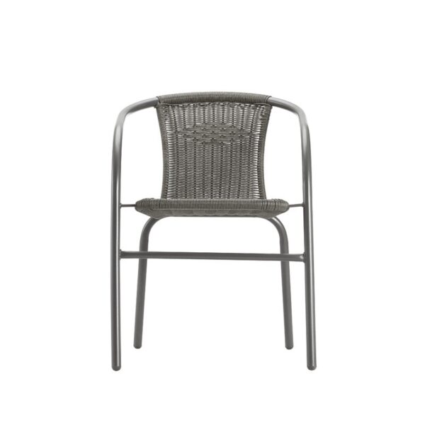 Stacking Patio Dining Armchair (Set of 4) - Image 2