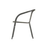 Stacking Patio Dining Armchair (Set of 4) - Image 6