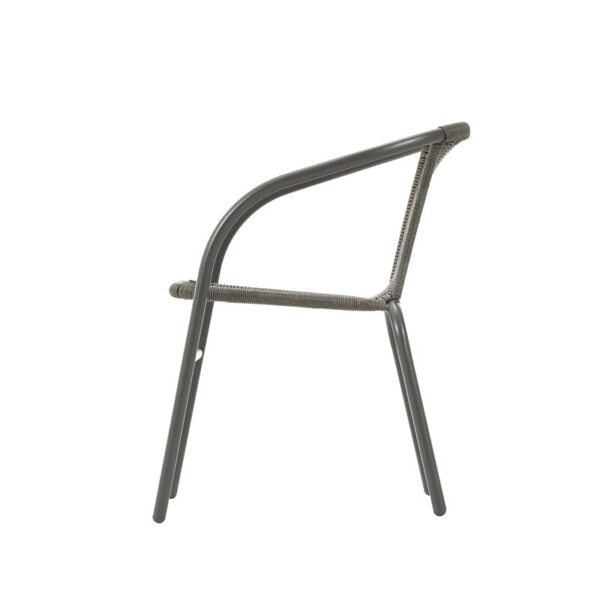 Stacking Patio Dining Armchair (Set of 4) - Image 6