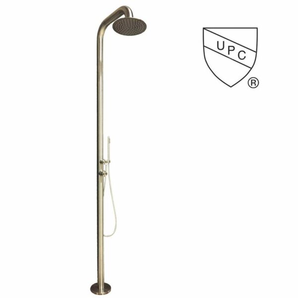 Stainless Steel Free Standing Outdoor Shower - Image 8