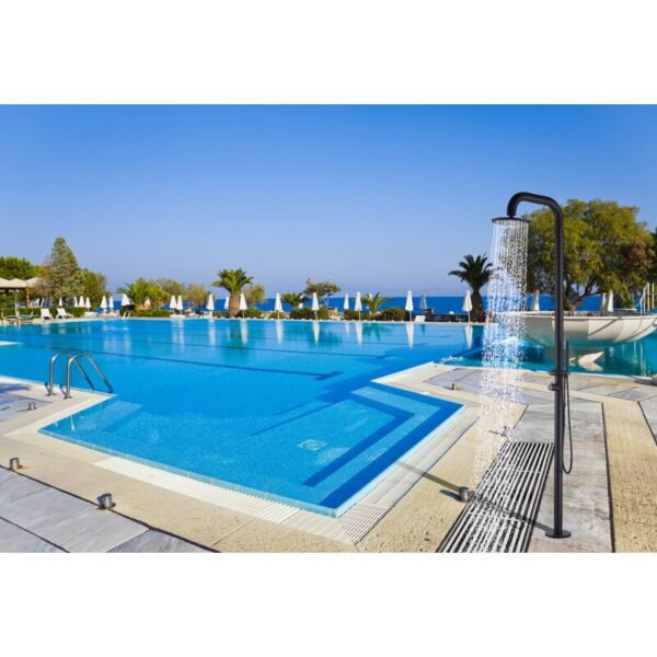 Stainless Steel Free Standing Outdoor Shower - Image 4