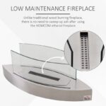 Stainless Steel Metal Bio-Ethanol Outdoor Tabletop Fireplace with Flame Guard - Image 8