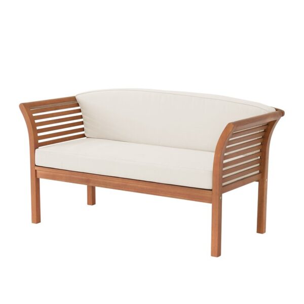 Stamford Eucalyptus Outdoor Bench - Image 2