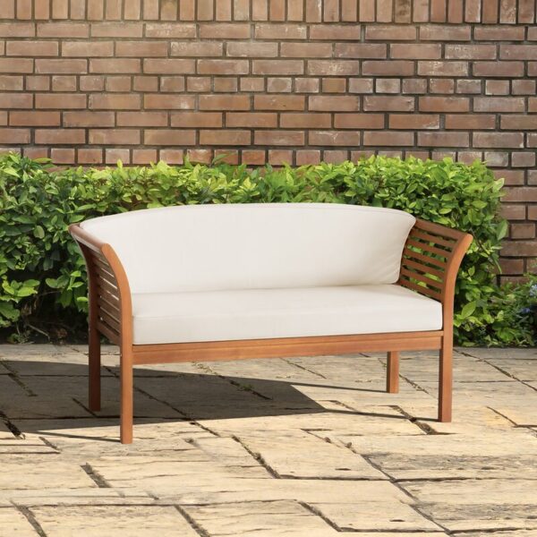 Stamford Eucalyptus Outdoor Bench - Image 6