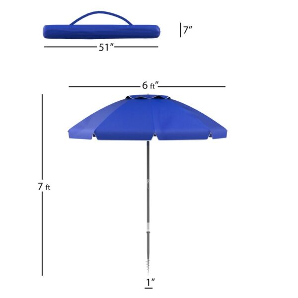 Stanhope 72'' Beach Umbrella - Image 4