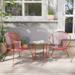 Steel Frame Rattan String Set Of 3