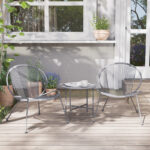 Steel Frame Rattan String Set Of 3 - Image 11