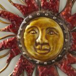 Stenkil Gold Metal Indoor Outdoor Sun and Moon Wall Decor with Stars 36" x 1" x 36" - Image 8