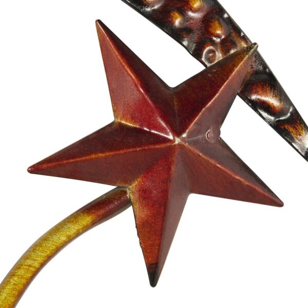 Stenkil Gold Metal Indoor Outdoor Sun and Moon Wall Decor with Stars 36" x 1" x 36" - Image 6