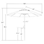 Stevie 108'' Market Umbrella - Image 6