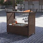 Stewood Patio Bar Serving Cart