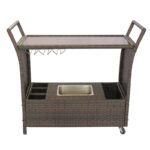 Stewood Patio Bar Serving Cart - Image 3