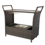 Stewood Patio Bar Serving Cart - Image 5