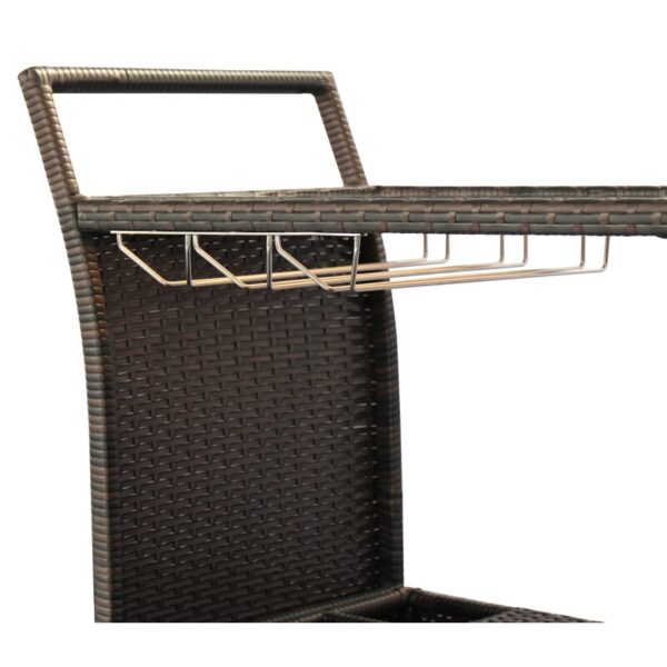 Stewood Patio Bar Serving Cart - Image 7