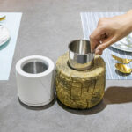 Stone Outdoor Tabletop Fireplace - Image 7