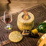 Stone Outdoor Tabletop Fireplace - Image 6