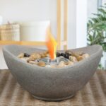 Stone Outdoor Tabletop Fireplace - Image 2