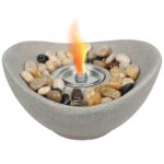Stone Outdoor Tabletop Fireplace - Image 7