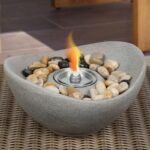 Stone Outdoor Tabletop Fireplace - Image 9