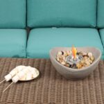 Stone Outdoor Tabletop Fireplace - Image 4