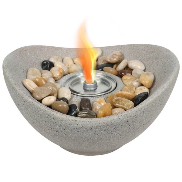 Stone Outdoor Tabletop Fireplace - Image 6