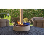 Stone Propane Outdoor Tabletop Fireplace - Image 8