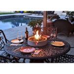 Stone Propane Outdoor Tabletop Fireplace - Image 3