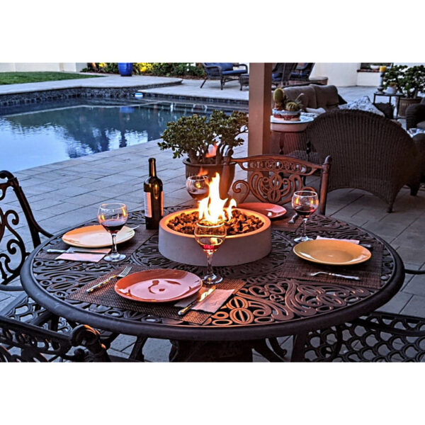 Stone Propane Outdoor Tabletop Fireplace - Image 3