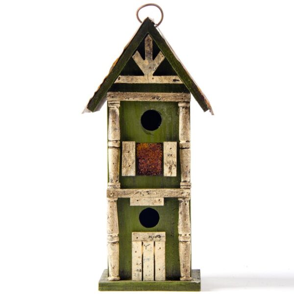 Strader Freestanding 13 in x 4.5 in x 6.5 in Birdhouse - Image 5