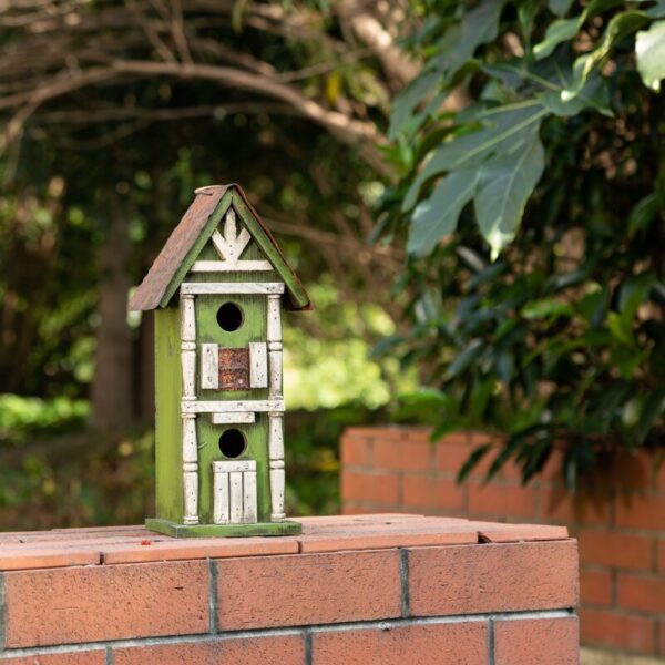 Strader Freestanding 13 in x 4.5 in x 6.5 in Birdhouse - Image 2