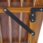 Strickler Metal Fliptop Outdoor Picnic Table - Image 3