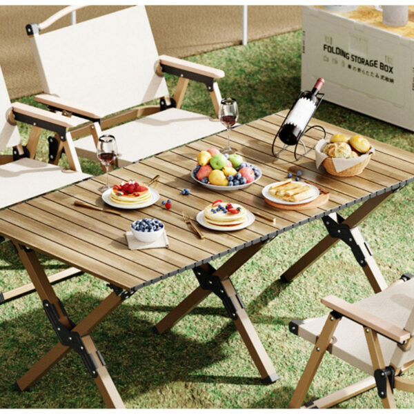 Strickler Metal Fliptop Outdoor Picnic Table - Image 8