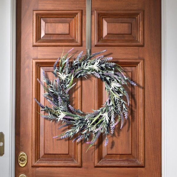 Stubblefield Faux Lavender 24'' Wreath - Image 4