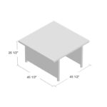 Sturtevant Glass Outdoor Dining Table - Image 4