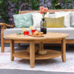 Summerton Teak Outdoor Coffee Table - Image 2