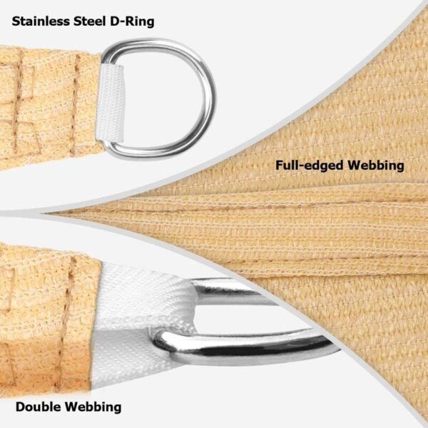 Sun 13' Triangle Shade Sail - Image 4