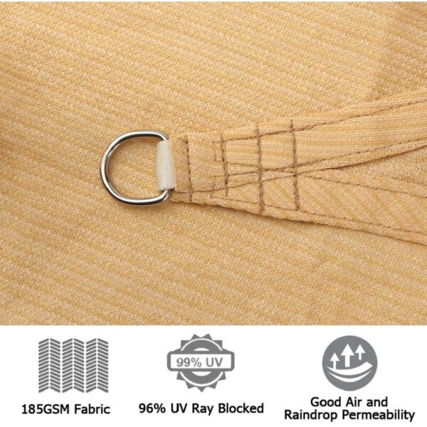 Sun 13' Triangle Shade Sail - Image 6