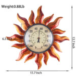Sun Wall-Mounted Thermometer - Image 3