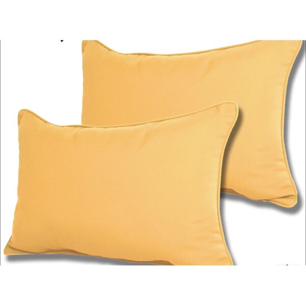 Sunflower Yellow Jarrin SunbrellaÂ® Indoor/Outdoor Throw Pillow (Set of 2) - Image 4